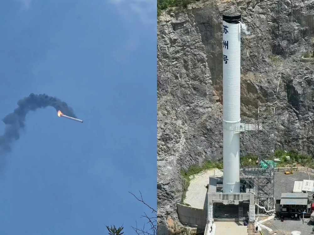 中國民營自製火箭「天龍三號」發射失敗　空中墜落河南山區