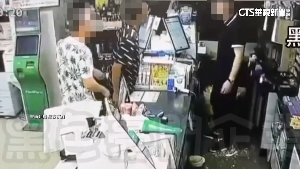 不滿超商店員態度　男找弟.妹婿持酒瓶圍毆