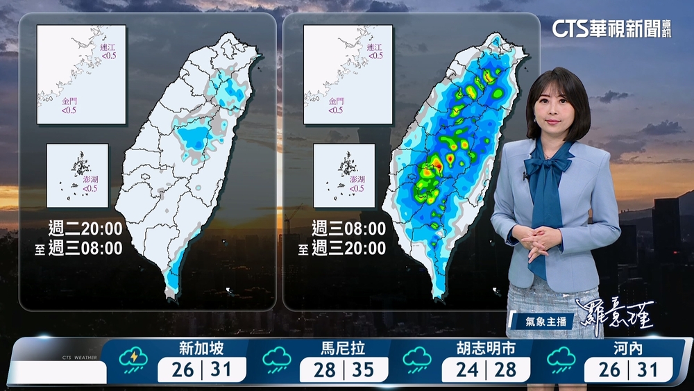 高溫炎熱注意熱傷害 午後注意局部大雷雨