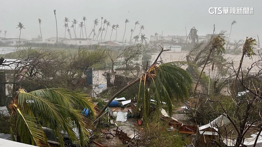 颶風貝羅直撲加勒比海　威力增強為最高5級