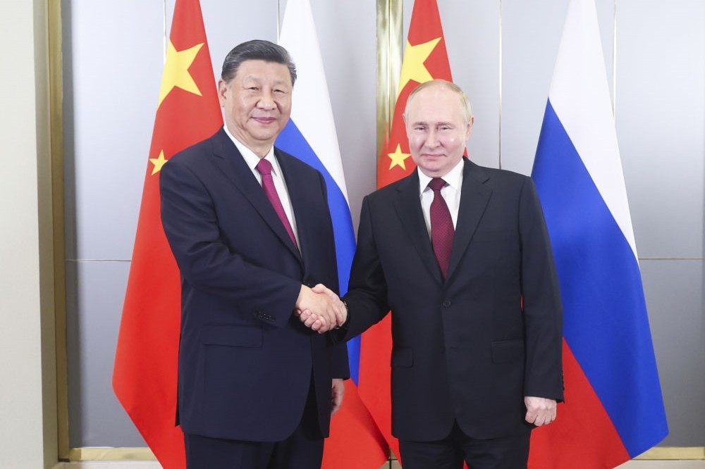 習近平、普丁二度會面　稱中俄加強全面戰略協作