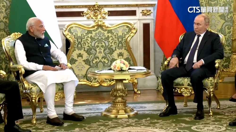 稱印俄關係基於互信尊重　莫迪讚普亭領導有方