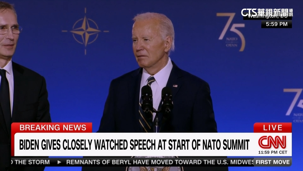拜登北約峰會演說　看讀稿機竟念出「指令」