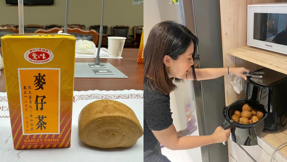 「早餐店女孩」徐巧芯親蒸黑糖饅頭配麥茶　稱體驗鄭文燦生活