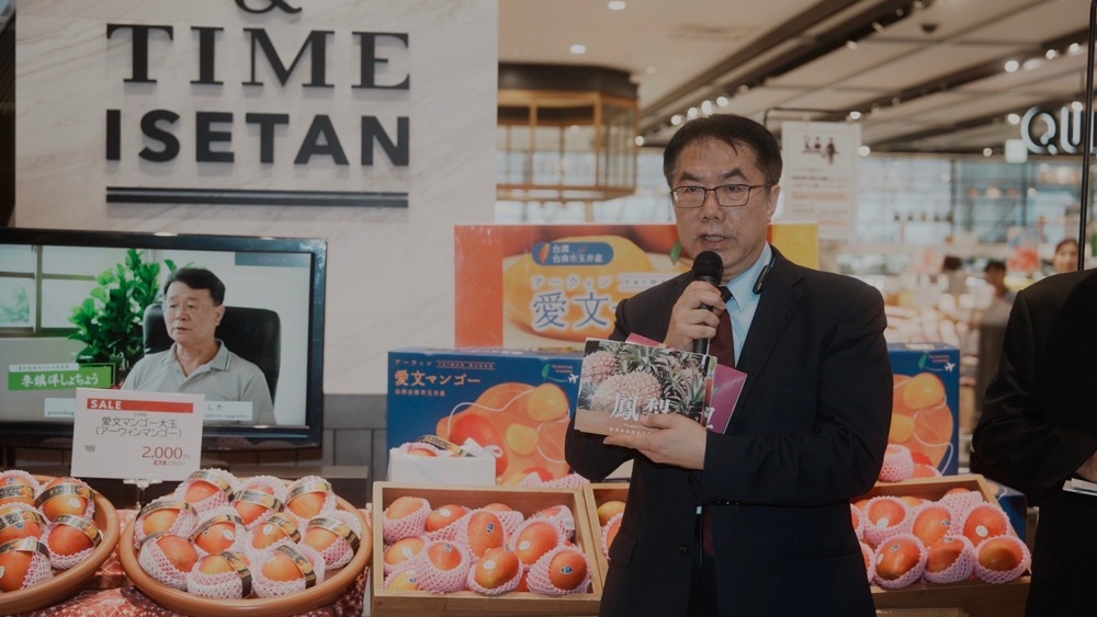 台南芒果深獲日韓消費者喜愛 黃偉哲快閃行銷