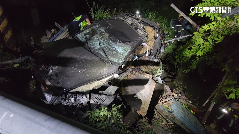 賓利悚自撞！前獅子會長噴飛亡　車內赫見毒品