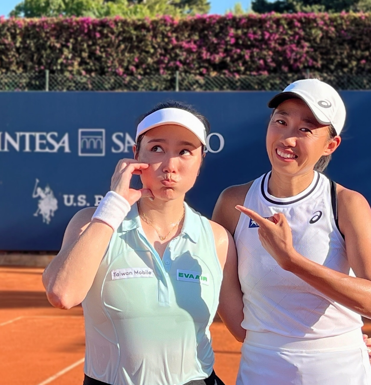 詹詠然聯手張帥　闖進巴勒摩賽女雙4強