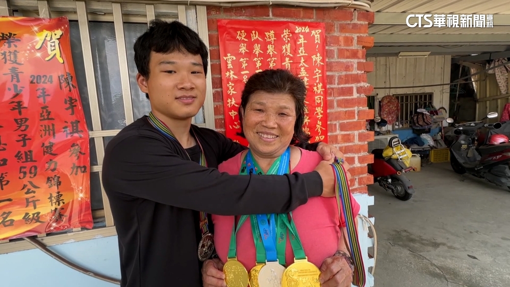 吃筍+豆腐乳省錢供訓練　陳宇祺獲金牌與嬤相擁泣