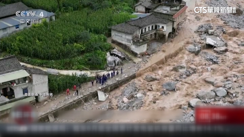 中國各地暴雨　四川雅安山洪釀8死逾30失蹤