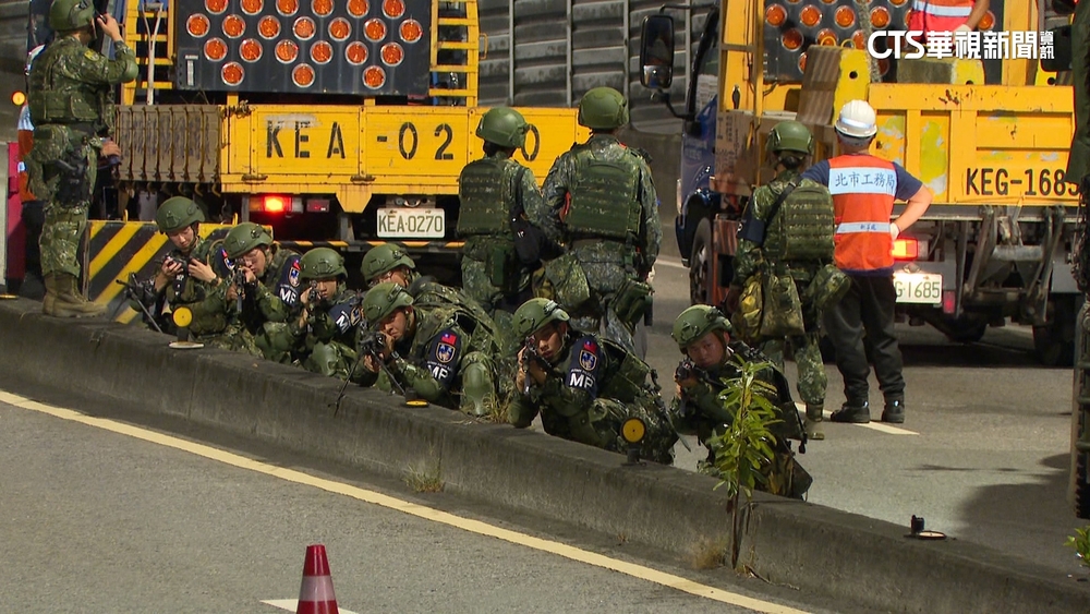 漢光演習登場　憲兵封鎖華翠橋衛戍首都