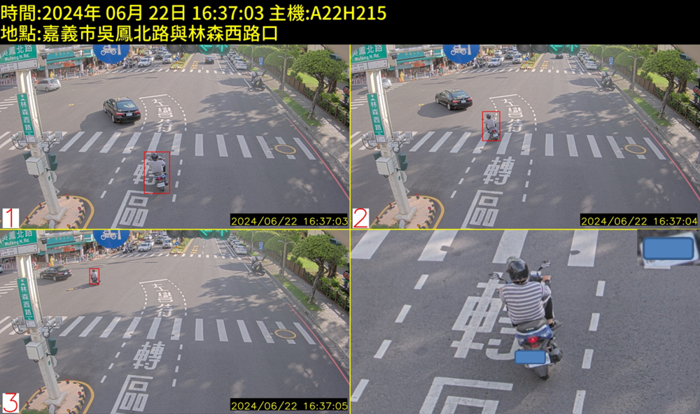 嘉義市設15處科技執法！　「機車未兩段式左轉」取締最多