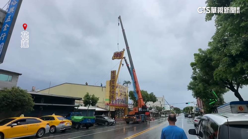 凱米來！宜蘭磁磚掉　防颱花蓮拆招牌　基隆架防水閘門