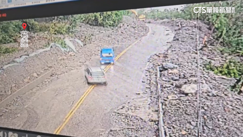 只差3秒！　蘇花工程人員逃命畫面曝光　倒車逃險遭埋
