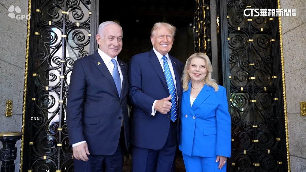 川普會以色列總理　允勝選後「致力中東和平」