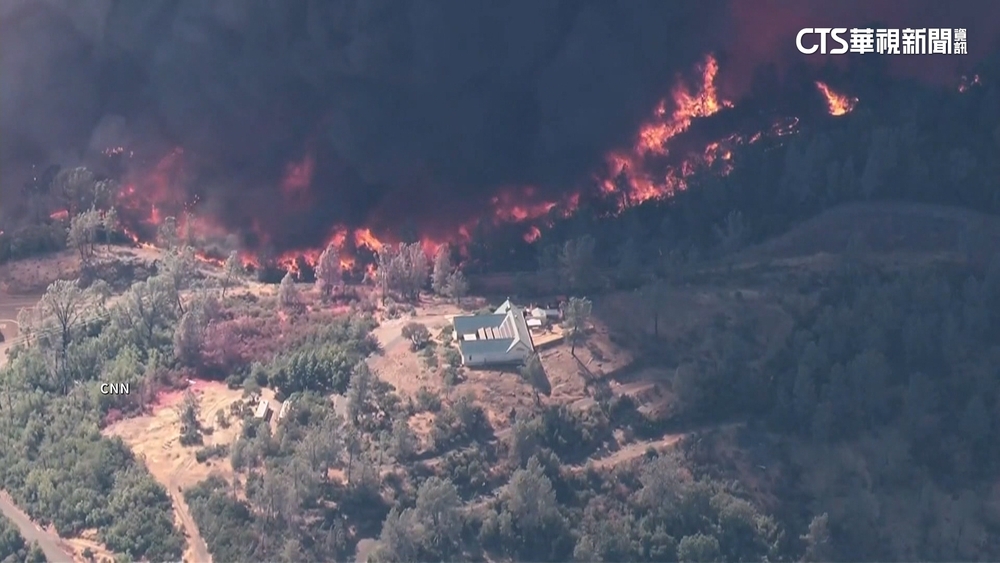 美國加州今年最大野火　4天燒掉5.2個台北