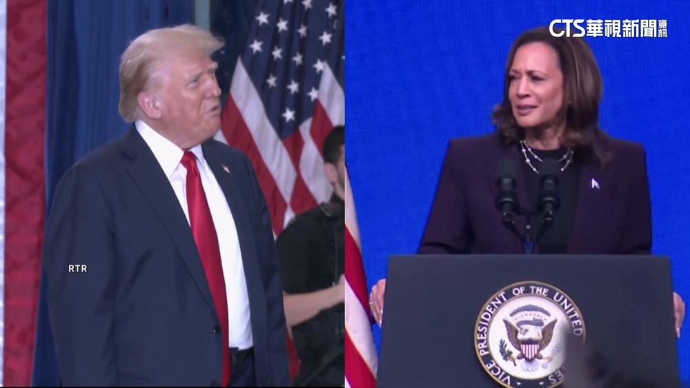 CNN美國大選最新民調　川普49%vs.賀錦麗46%