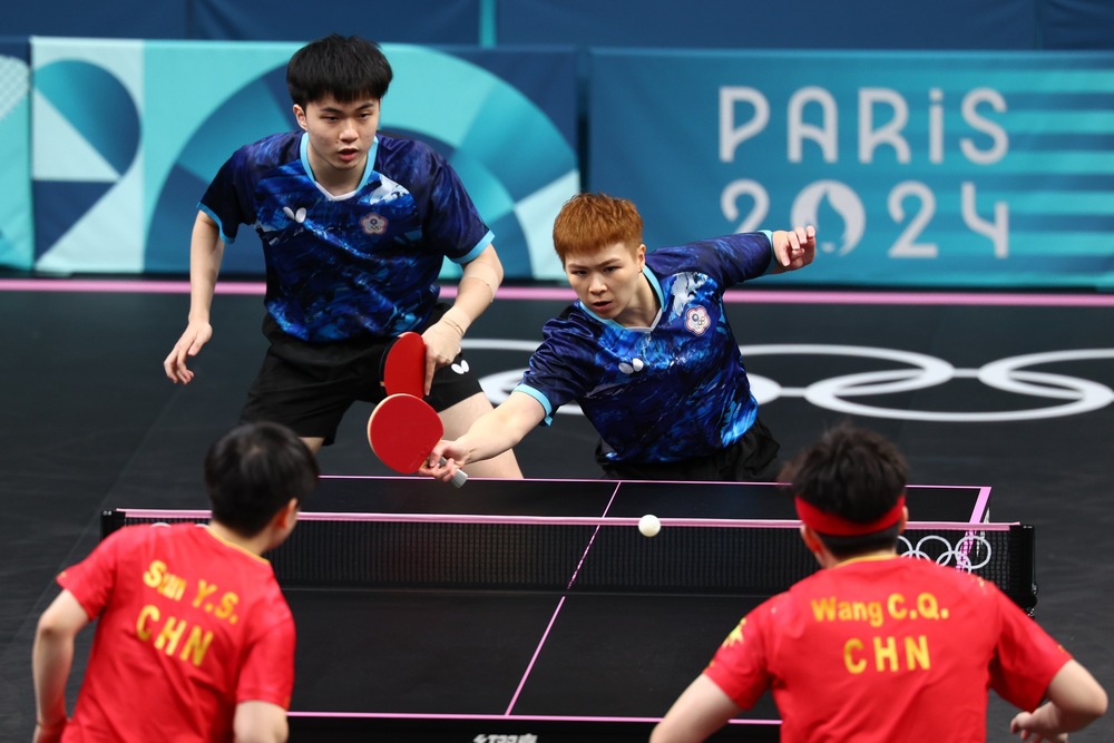 桌球混雙戰中惜敗　林昀儒.陳思羽無緣奪牌