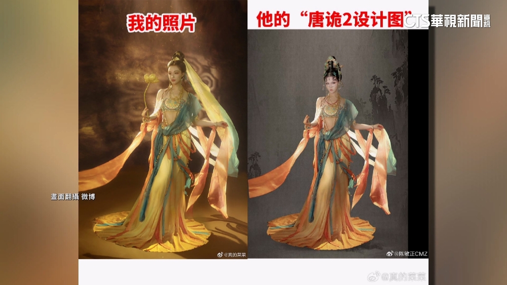 甄嬛傳造型師涉抄襲　陳敏正歉：謝謝設計供參考