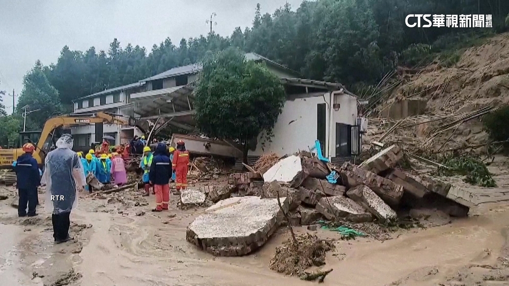 凱米餘威橫掃中國內陸　「毛澤東故鄉」大水潰堤