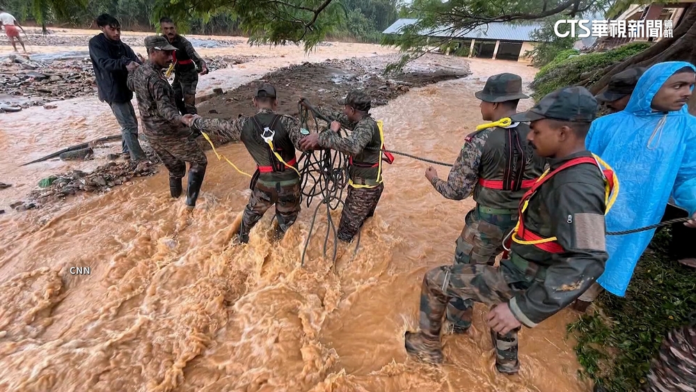 印度南部大雨釀土石流　逾93死持續搜救中