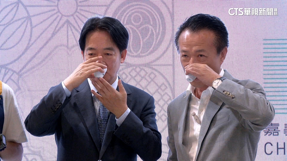 攜手推「嘉義五金」　賴清德.翁章梁品茗.磨山葵