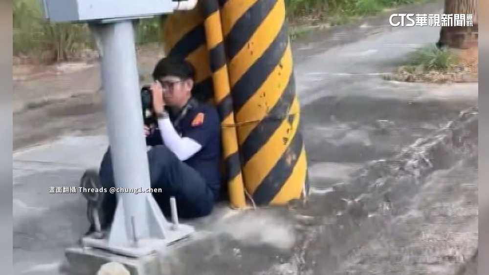 警坐電桿後拍超速遭記申誡　88張罰單全撤