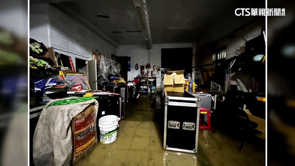 劇團「真雲林閣」凱米受災　百尊劇偶泡水損近百萬