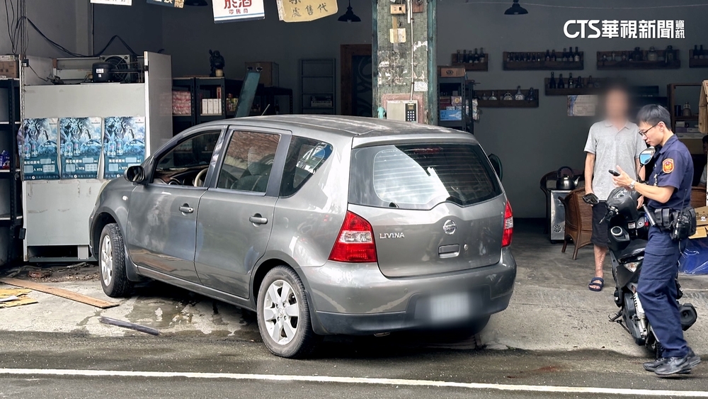 討錢不成！　男酒駕衝撞雜貨店　反遭持球棒毆打