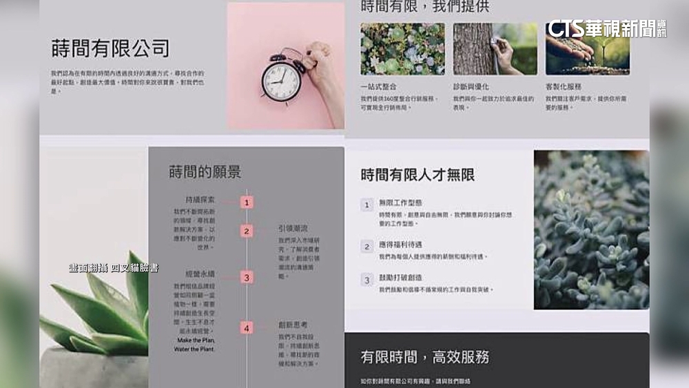 四叉貓連結「蒔間」公司　陳智菡：只幫上架影片