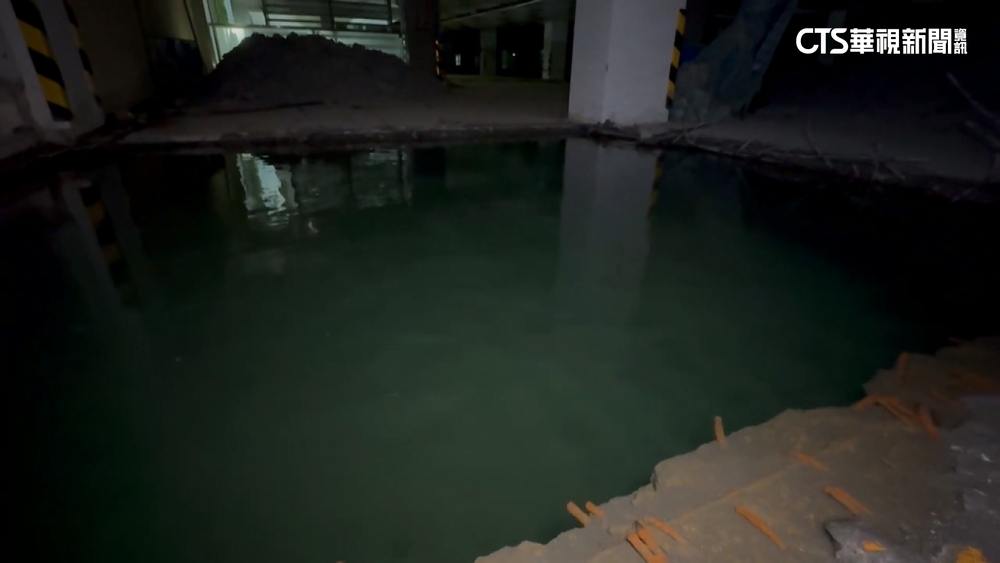斥資10億！　台中中央公園停車場地下3樓滲水嚴重