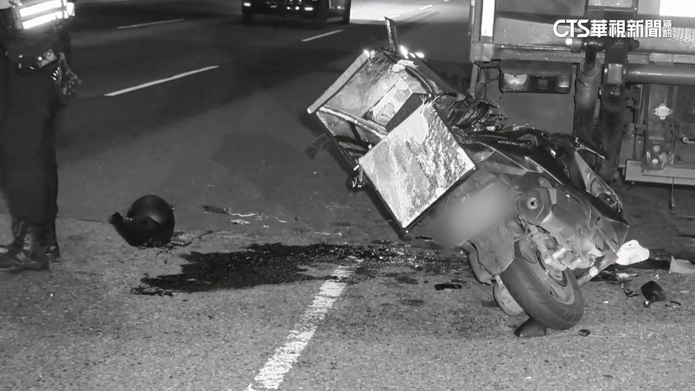 貨車違停害騎士追撞亡　駕駛過失致死罪送辦