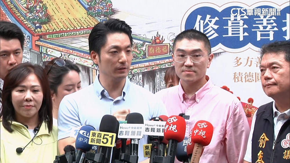 藍營「固樑行動」開跑　蔣萬安合體謝國樑催票