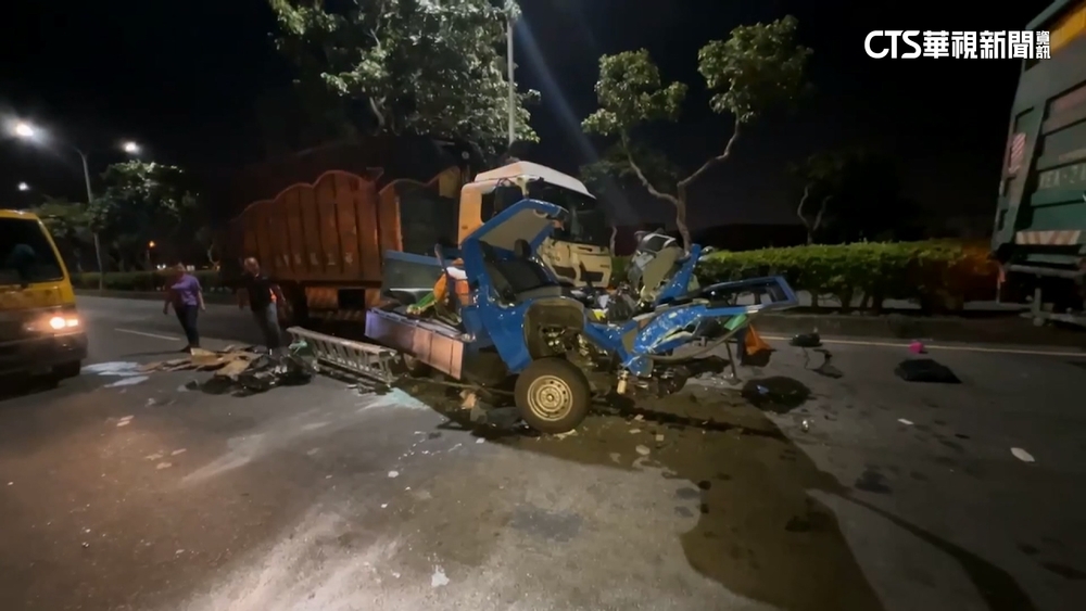 疑停等紅燈未注意！　台中臨港路5車追撞1命危