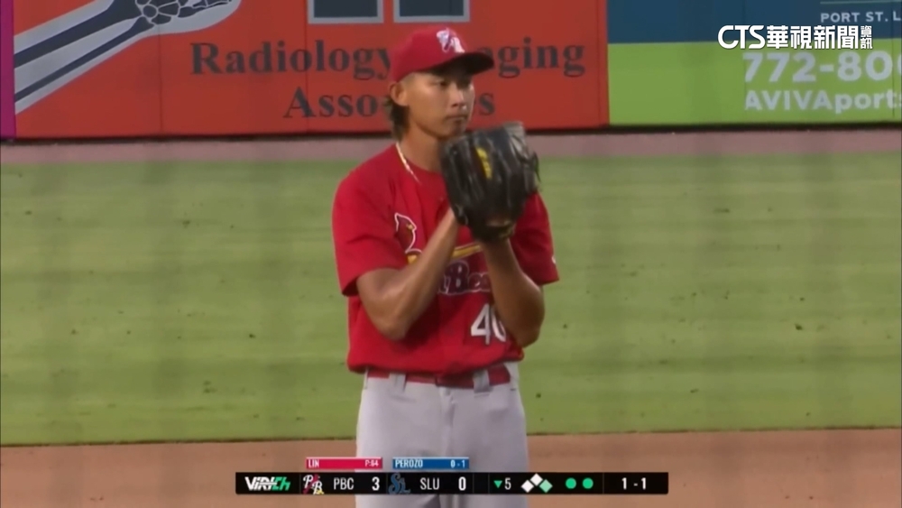 林振瑋6局7K無失分　8月繳出亮眼防禦率0.75