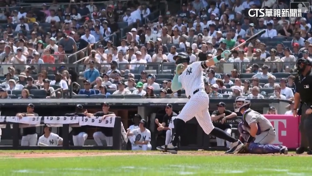 洋基「背靠背靠背」開轟！　「法官」雙響砲51號HR出爐