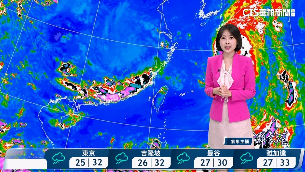 午後雷雨增局部大雨　留意長浪夜晨金馬霧