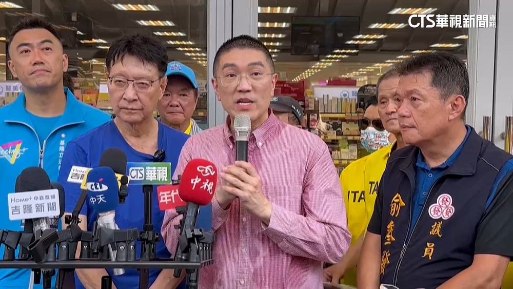 合體謝國樑「固樑」掃街　趙少康：柯文哲高機率收押