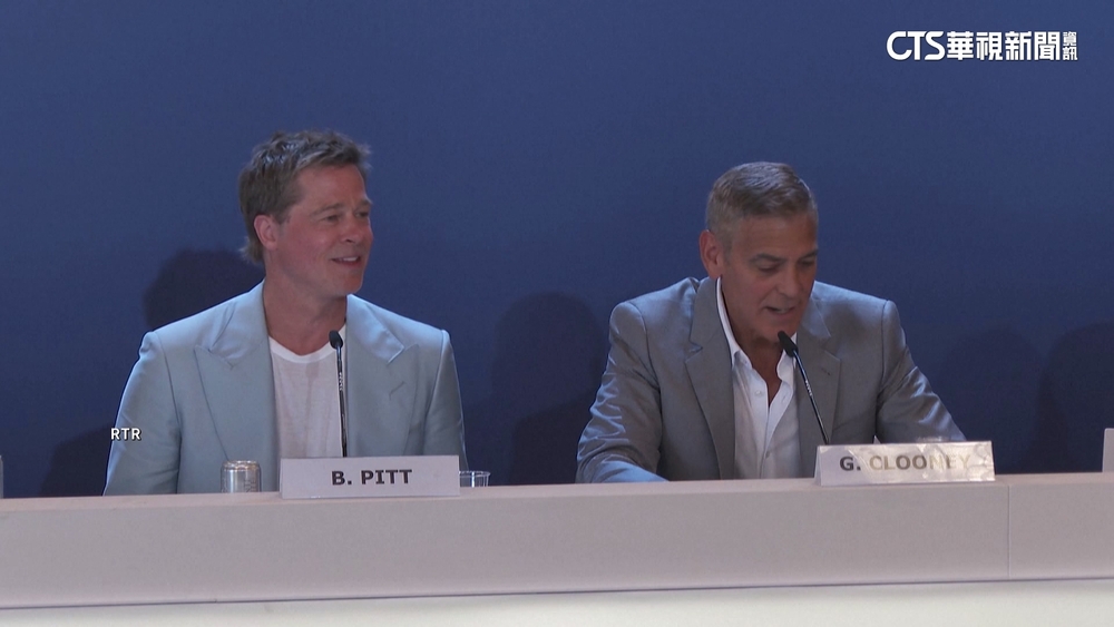 好萊塢雙男神威震威尼斯影展！　為新作首映現身