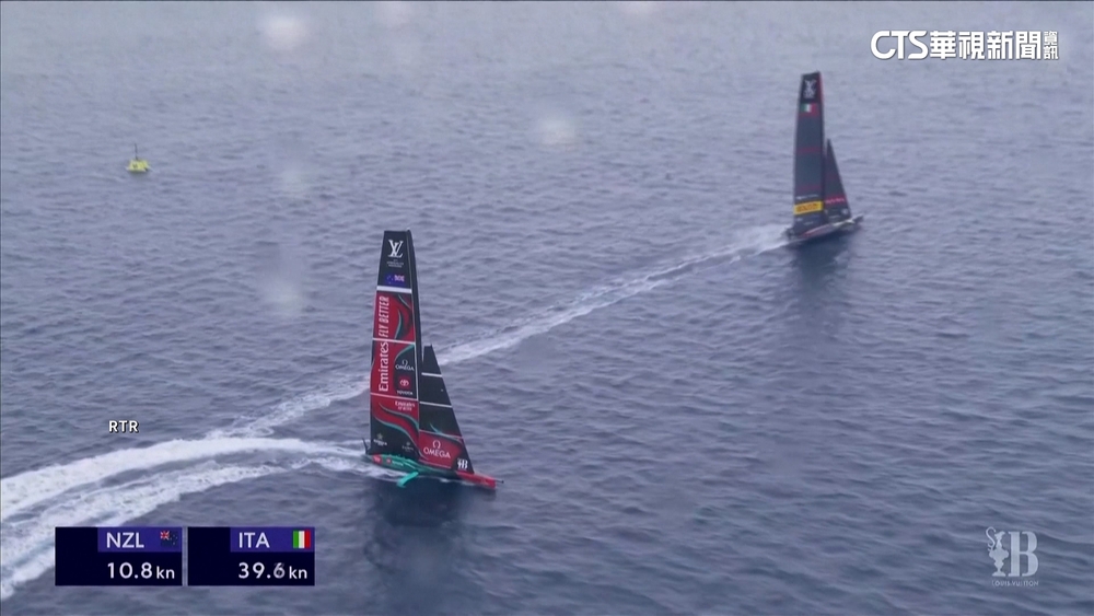 驚險！美洲杯帆船資格賽　紐西蘭隊險遭雷劈