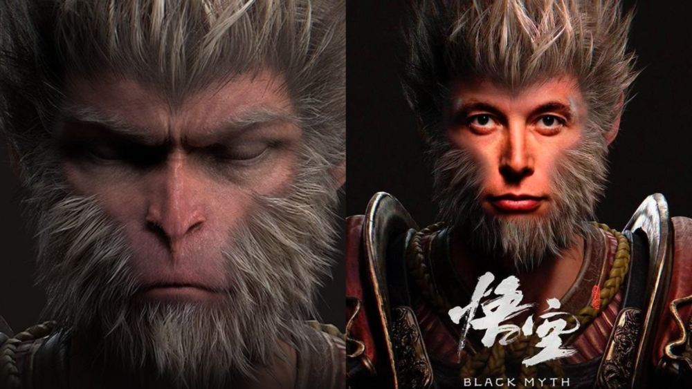 發文讚《黑神話：悟空》　馬斯克換臉天命人自嘲「怪像的」 引6千萬觀看