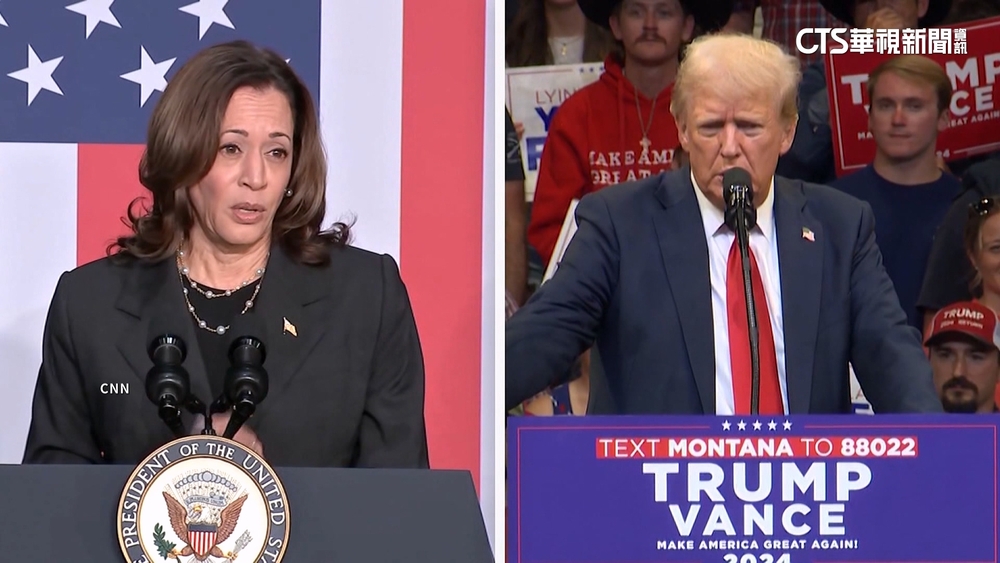 首場辯論將登場　賀錦麗.川普最新民調不分軒輊