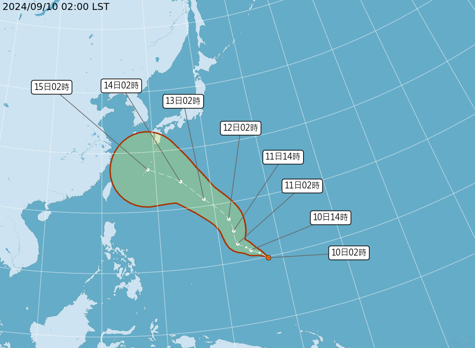 記得帶傘！北、東有大雨 「貝碧佳」颱風最快明生成