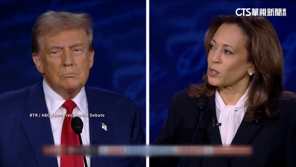 美選辯論登場　「前檢察官」賀錦麗猛攻逼川普回防