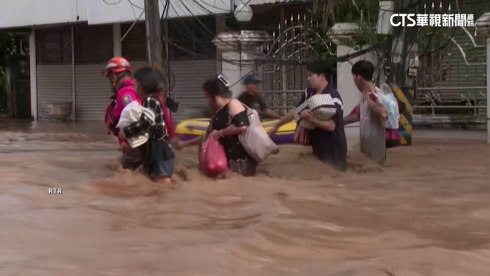 颱風摩羯侵襲泰緬　泰北出現80年最嚴重洪災