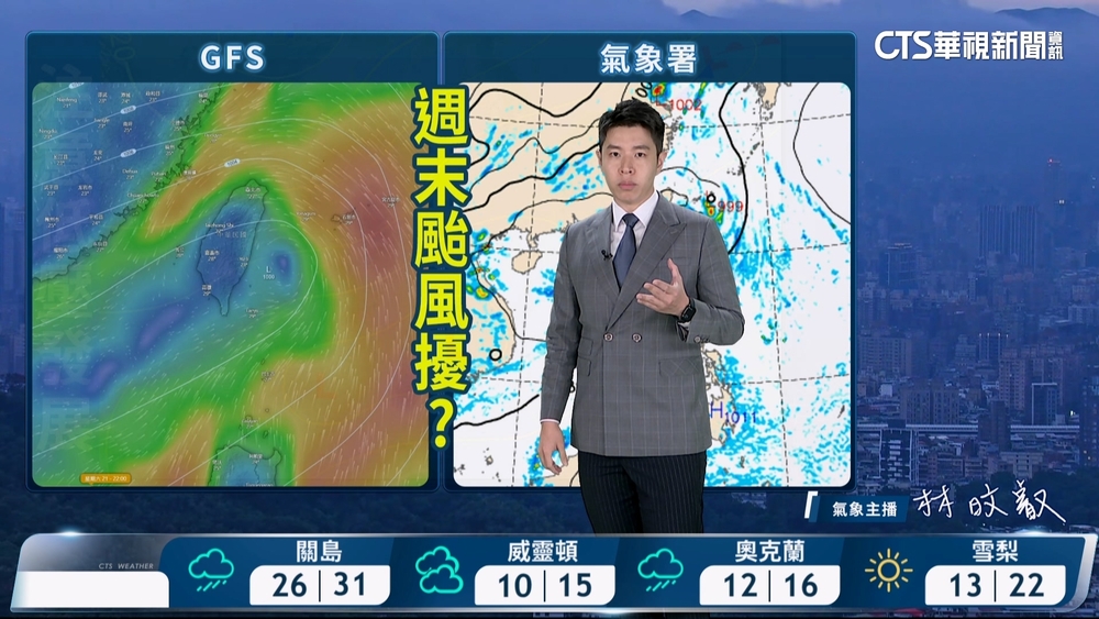南部降雨機率高　其他地區午後亦有短暫雷陣雨