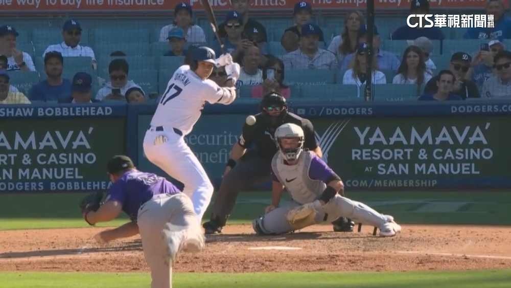大谷第53轟追平比數　M.Betts接力再敲再見轟