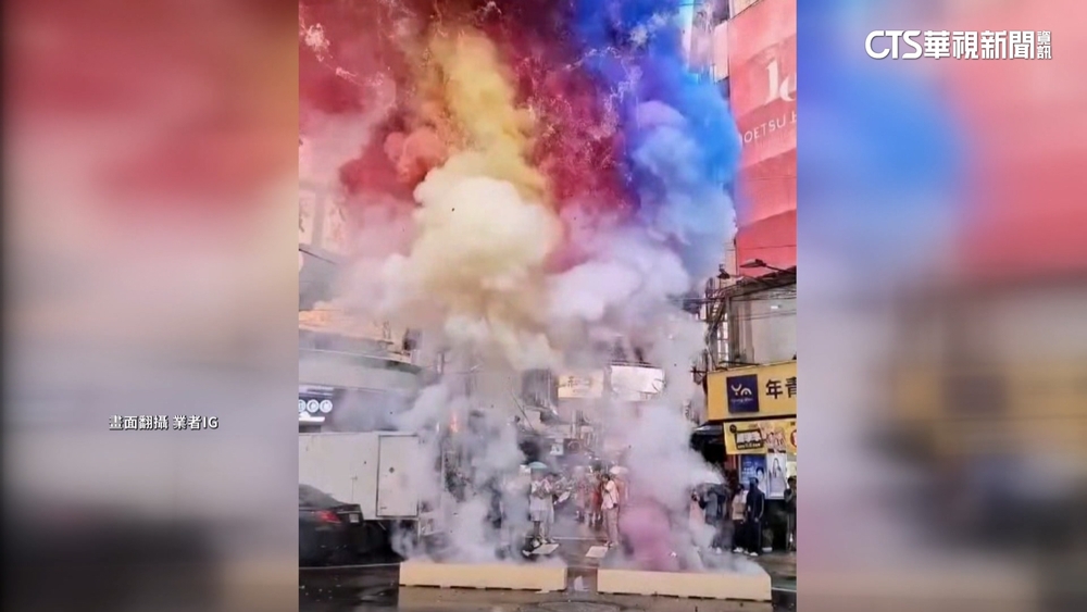 台中餐廳開幕放彩色煙火　製造空污最高可罰500萬