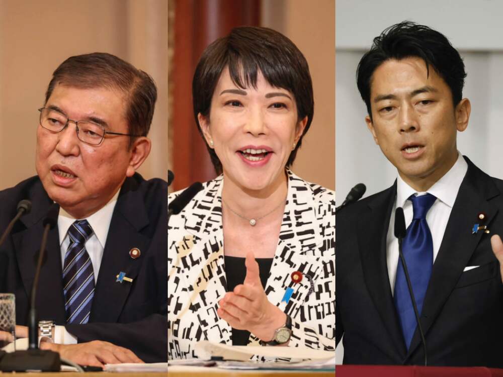 日本自民黨總裁選舉今登場　新首相下午揭曉