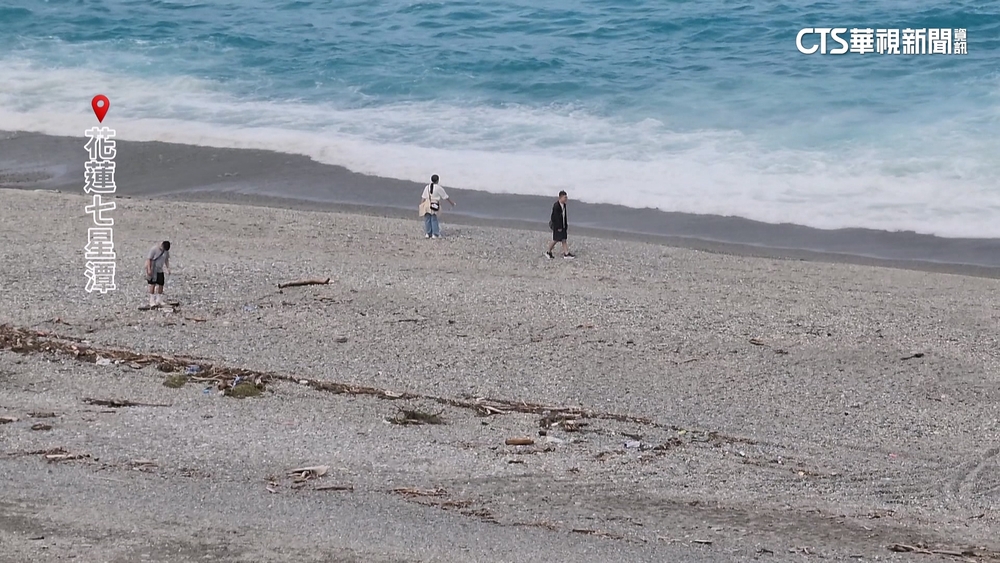 颱風逼近花蓮出現長浪　海巡加強巡邏勸觀浪民眾