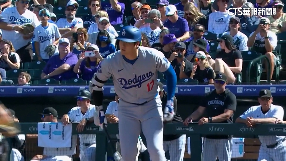 大谷「收官戰」敲1安　第55轟.打擊三冠王擦肩過